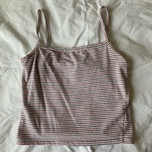 red white and blue striped brandy melville tank